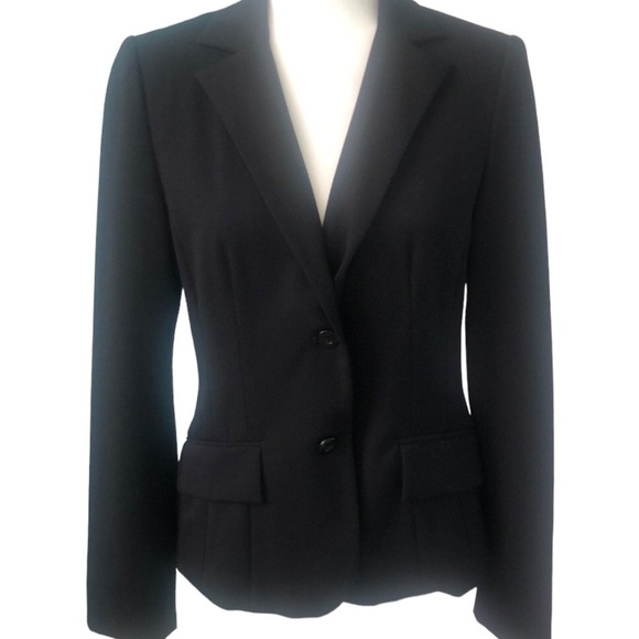 Possibly Vintage Madison Black Single Breasted Fully Lined Blazer Size 10 - Picture 1 of 12